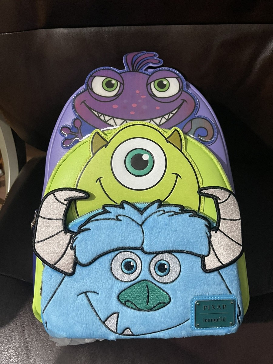 Loungefly Pixar Monsters Inc. Sulley, Mike & Randall Triple  display picture 2