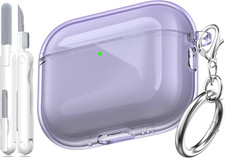 For Airpods Pro 3 Clear Case 2025, Military-Grade Shockproof, Soft TPU Highly Tr