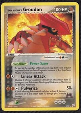 Pokemon Team Magma’s Groudon 9/95 Non-Holo Rare Team Magma VS Team Aqua