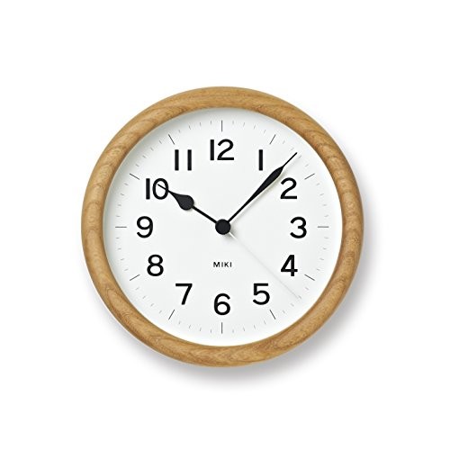 Lemnos Miki Zelkova Wanduhr Japan NY12-06 - Bild 1 von 5