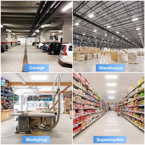 LED Linear High Bay Light 1.63 FT 240W UL Listed Warehouse High Bay Shop Fixture - Picture 20 of 20