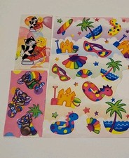 Lisa Frank Sticker Lot Vintage Bubble Gum,Sandcastle,Koala,Kittens And More 3