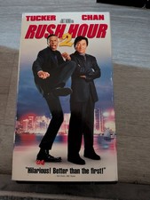 Rush Hour 2 VHS 2001 Action Comedy Jackie Chan Chris Tucker New Line Cinema