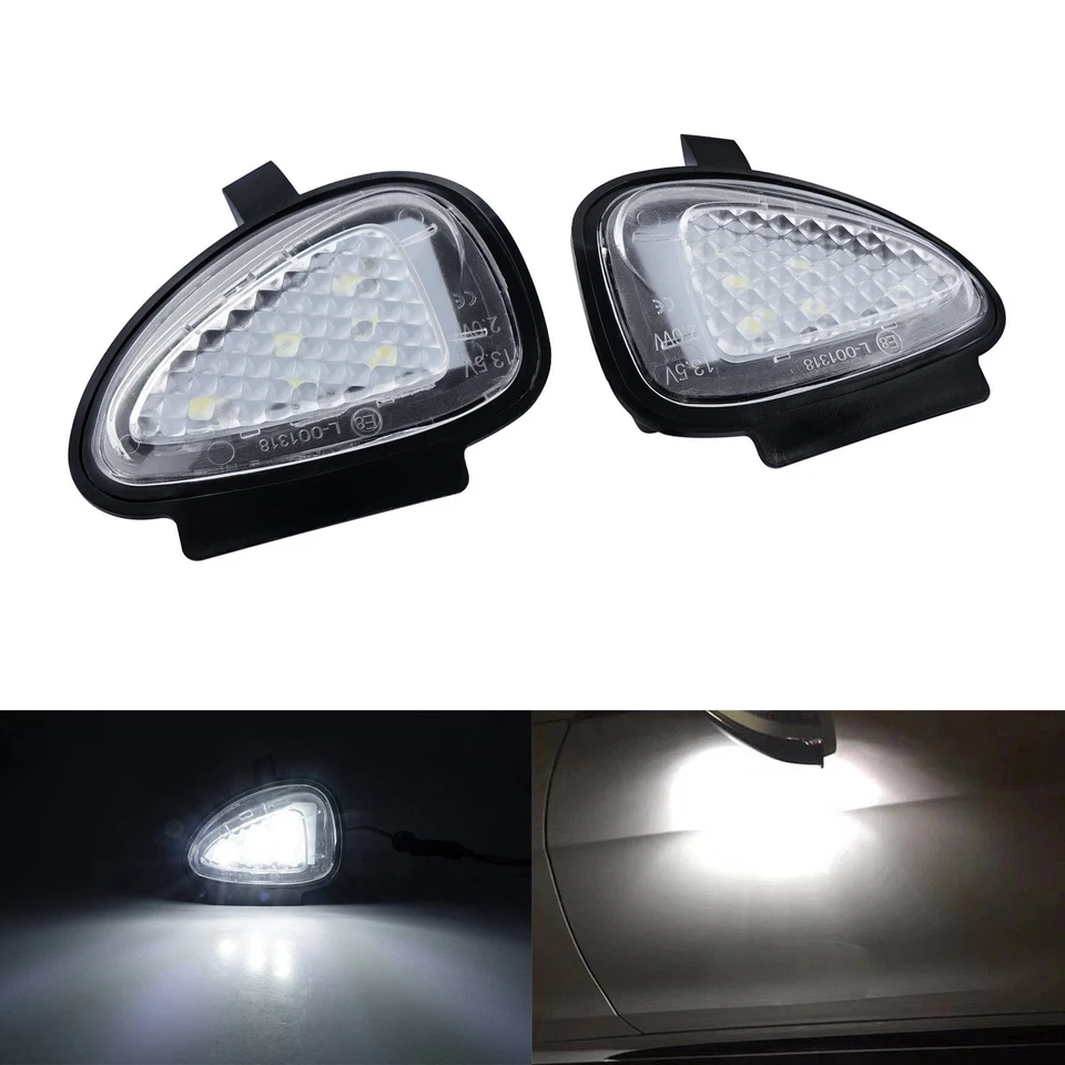 2x LED Umfeldbeleuchtung Spiegel Umgebungslicht Für VW Golf 6 Limo GTI Cabrio - Bild 2 von 4