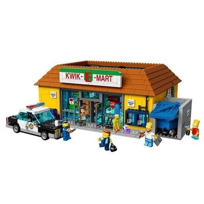 3-5 Day Ship, LEGO Simpsons 71016 The Kwik-E-Mart Building Kit, 18+