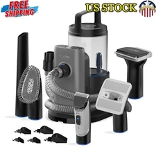 Professional Pet Grooming Vacuum Kit 5 Tools 2L Canister Quiet Safe Grooming New