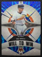 2022 Panini Mosaic Cal Ripken #WW-12 Volontà di Vincere Blu Reattivo 5/99 Orioles