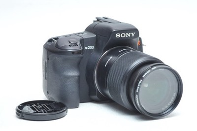 Sony Alpha a200 DSLR Camera W/18-70mm Lens Kit