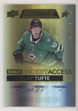 2021 Upper Deck Credentials Debut Ticket Access Yellow /249 Riley Tufte #75 04zf