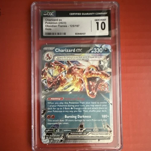 Charizard ex 054/091 SV: Paldean Fates Double Rare Holo CGC 10 Pokémon Card
