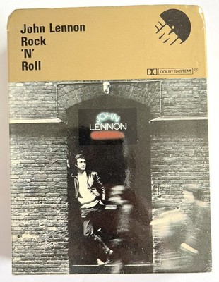 John Lennon   Rock 'N' Roll Album 8-Track Cassette UK 1975 VG+