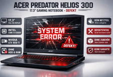 Acer Predator Helios 300 - 17" i5-8300H GTX 1050 Ti Gaming Laptop ⚠️ DEFEKT ⚠️