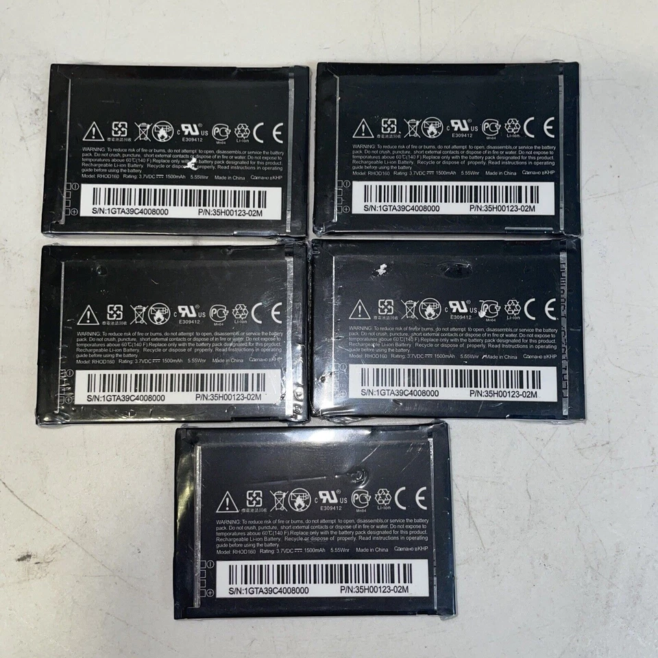 NEW ~ OEM HTC 35H00123-02M RHOD160 BATTERY FOR HTC ARRIVE, DASH 3G, EVO 4G, HERO Foto 2 de 2