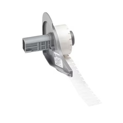 Brady M7-5-423 Pre-Cut Label Stock Roll, White, Gloss