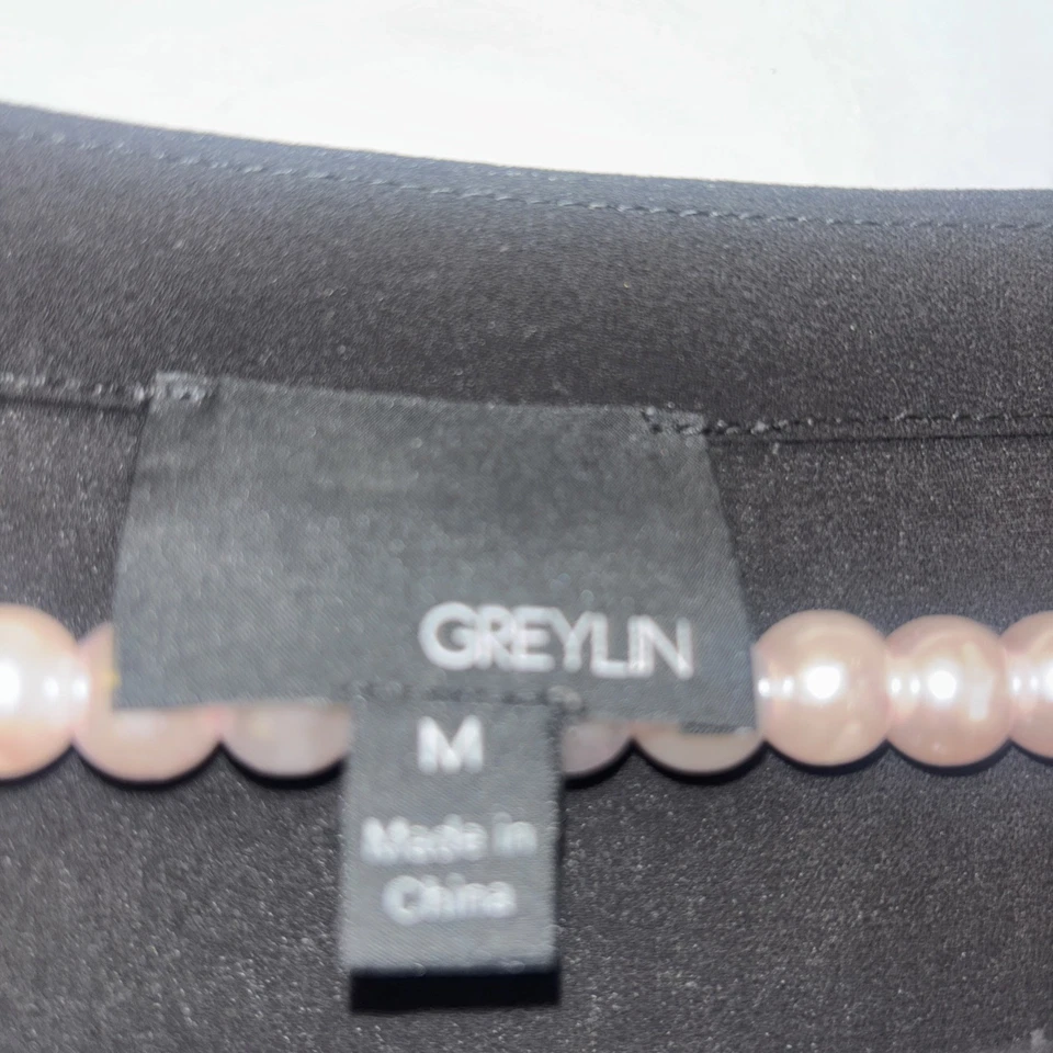 Camisa Greylin Transparente Top Talla M Manga Larga Blusa Caprichosa Gótica Grunge Hada Foto 3 de 4