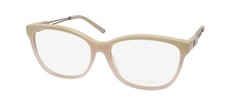 NEW ESCADA VESD28 EYEGLASS FRAME WOMENS 0C19 IVORY 56-15-135 FULL-RIM CAT EYE