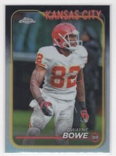 #100 Dwayne Bowe 2024 Topps Chrome Refractor Kansas City Chiefs