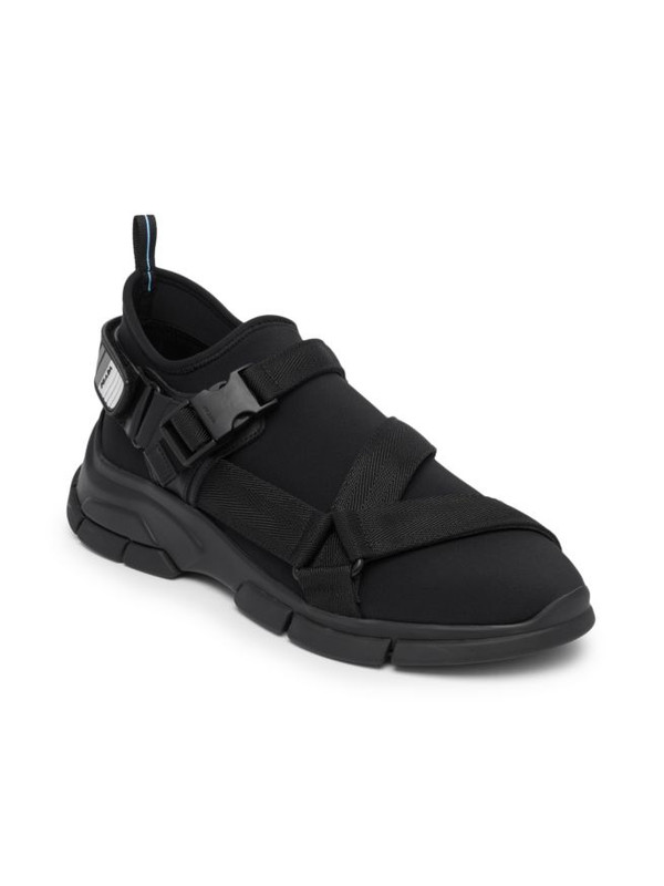 100% AUTHENTIC NEW MEN PRADA NEOPRENE STRAP TREK SNEAKERS/TENNIS SHOES 7/US 8