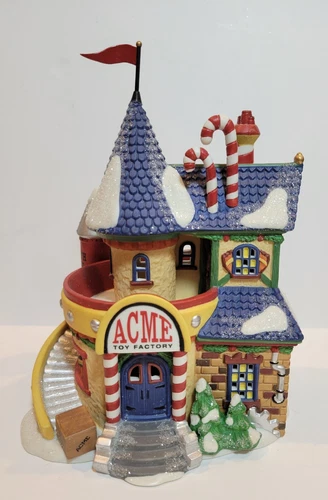 Dept 56 North Pole ACME Toy Factory Looney WB Tunes Bugs Daffy Taz 56729 RETIRED