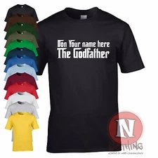Custom personalised classic Godfather movie T-shirt birthday christmas gangster