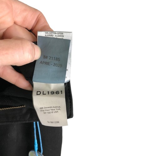 DL1961 Chloe Skinny Jeans Kids Size 12 Black Denim Distressed NWT - $69.00 - Picture 13 of 13