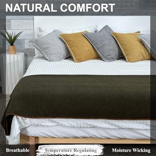 Military Wool Blanket, 90" x 66", 100 Percent Wool Blanket, Army Surplus Wool eBay