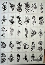 30 Pieces Woman s Waterproof Body Temporary Tattoos Stickers