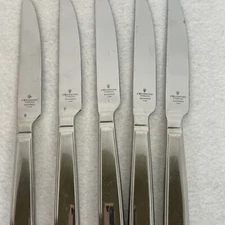 Waterford Glenridge 18/10 Stainless Dinner Knives 5 Pieces Length 9.5"