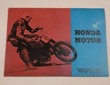 Honda Dream 1961 Brochure Sales AHM 50 125 150 250 300 RC143 RC161 Genuine Cub