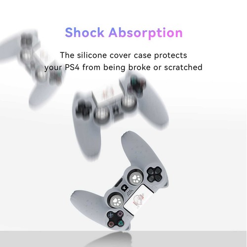 Cubierta protectora de silicona antideslizante para Playstaion 4 PS4 - Imagen 5 de 13