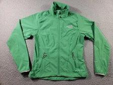 The North Face Jacket Women's Small Green TNF Apex Full Zip Casual Stretch