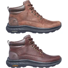 SKECHERS Men's Pollard - Lanser Red/Brown Boots (205308/RDBR) Hick Boot