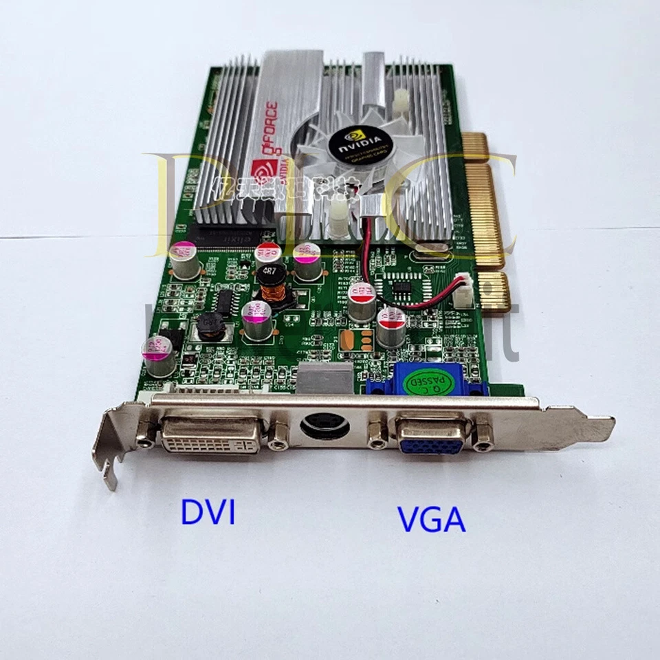 1 FX5500 independent 256M 128-bit DVI+VGA dual-screen multi-screen graphics card - Image 3 of 4