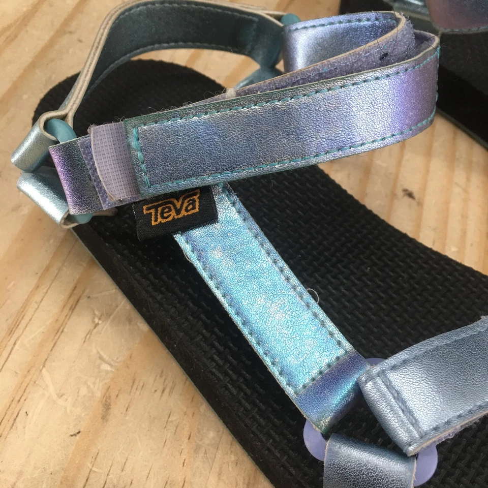 Sandálias Teva Youth 4 Feminina 5.5 Original Universal Brilhante 1124010 Multicolor - Imagem 4 de 4