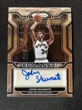 2021-22 Panini Prizm - Penmanship #PM-JSH John Shumate (AU)