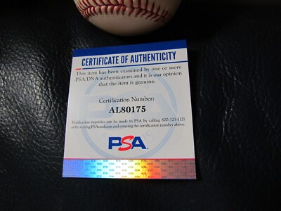 Will Clark auto 証明書有 Will Clark Signed Baseball PSA Certified 3 | eBay