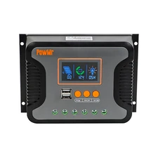 60A PWM Solar Panel Regulator Charge Controller Auto Focus Tracking 12/24/36/48V
