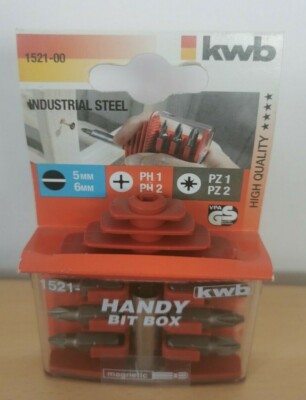 KWB Handy Bit-Box  7-teilig Torx 