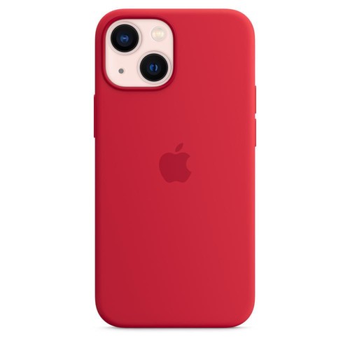 Originale Apple IPHONE 13 Mini Silicone Magsafe Custodia/Cover - Prodotto (Red) - Afbeelding 8 van 11