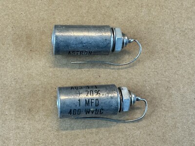 2 NOS Vintage Astron .1 uf 400v PIO Tone Capacitors Vitamin Q Stud Mount (Qty) | eBay 2 NOS Vintage Astron .1 uf 400v PIO Tone Capacitors Vitamin Q Stud Mount (Qty) | eBay