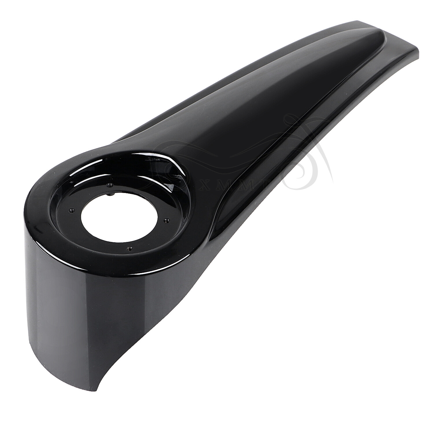 Coperture Esterne Per Borse Laterali Harley Touring 2014-2018 - Sinistra E Destra In Alluminio E ABS, Nero Fumé, Aftermarket, Con Foro Serratura - 2