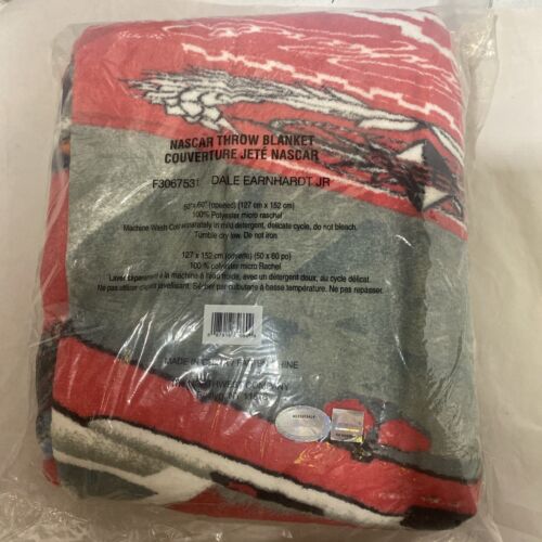 Dale Earnhardt Jr. Nascar Throw Blanket Northwest Co. 50” X 60” NEW In Packaging