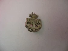Vintage Collectible Pin United States Navy Anchor w/ Rope Silver
