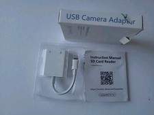 Camera to USB 3.0 Adapter OTG Cable with Charging Port for iPhone 13 12 Pro XR 8