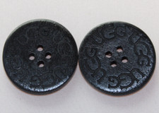 FREE SHIPPING TWO 2 BRAND NEW Buttons for UGG WOMEN BOOTS - BLACK color