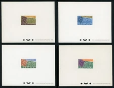 SOUTH VIETNAM Deluxe Sheet / Proof 1959 Constitution 4th Anniv. 120-123 (SDL24)