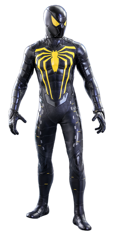 Spider-Man Black Anti-Ock Suit Sixth Scale Action Figure Hot Toys