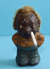 Alte Raucherfigur magische Zigarette Mecky / Raucher-Mäcky Mecki  Scherzartikel