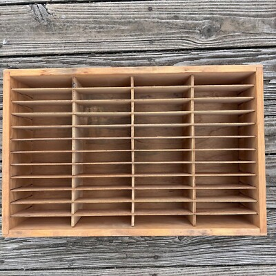 #ad Napa Valley Box Company 48 Capacity Wood CD Nintendo Media Holder 23 x 14.5 x 5quot; $49.99