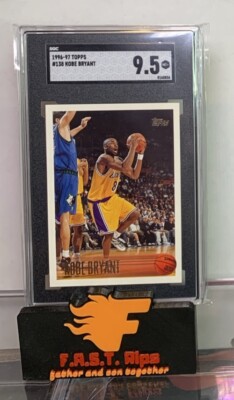 1996-97 Topps #138 Kobe Bryant RC SGC 9.5 MINT+ Iconic Rookie MVP